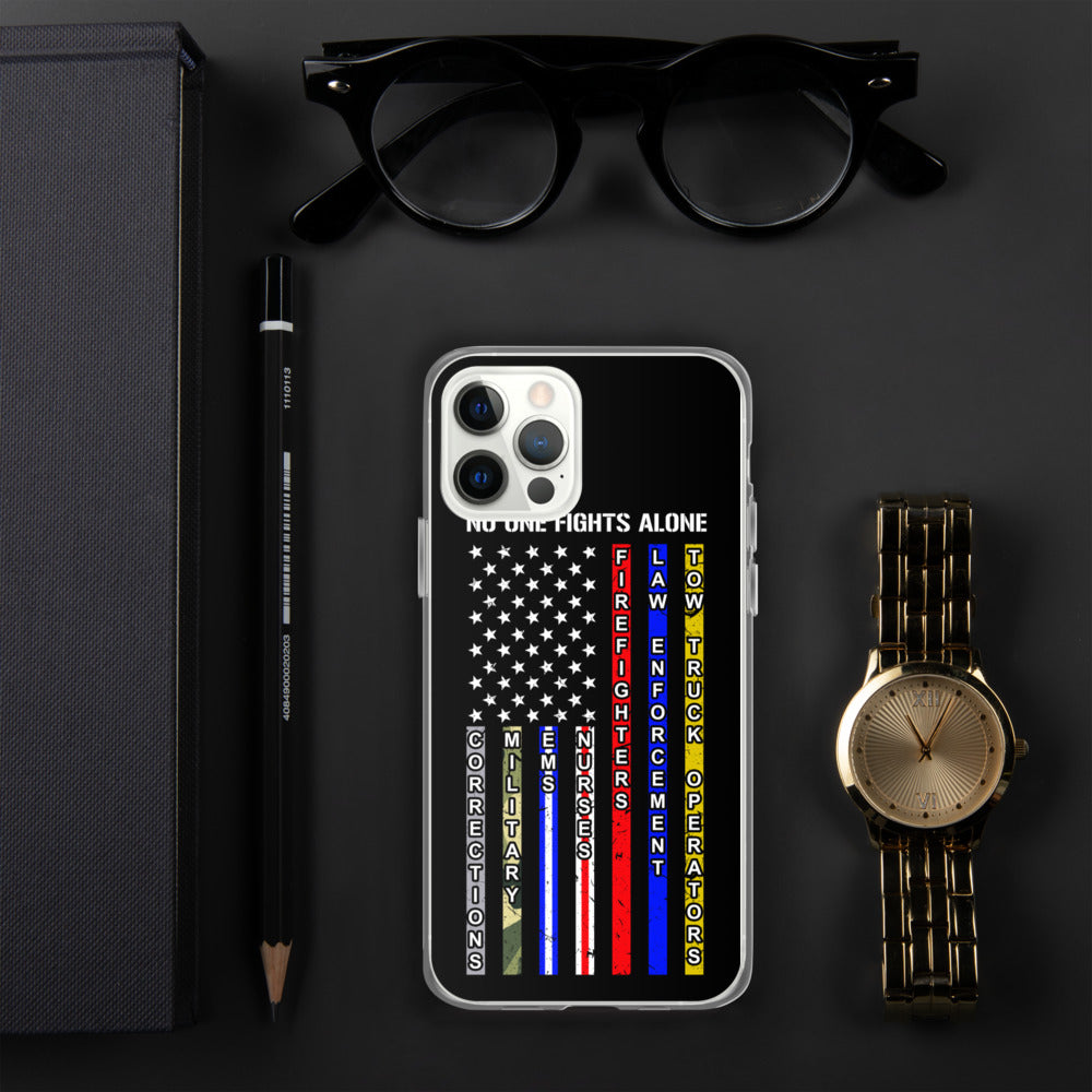 No One Fights Alone iPhone Case