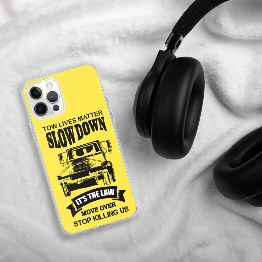 Slow down move over iPhone Case