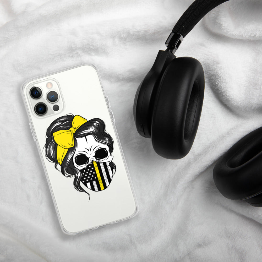 Thin Yellow Line iPhone Case