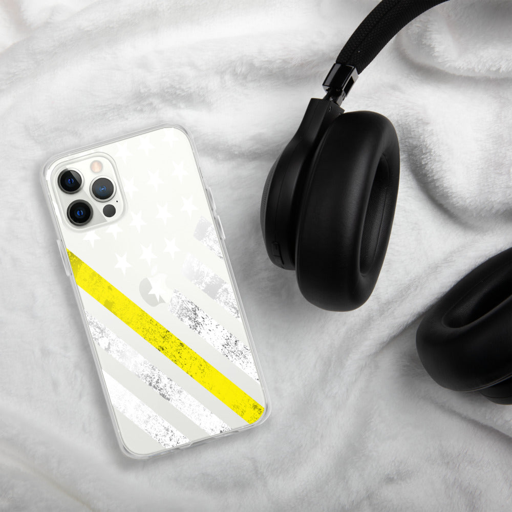 The Thin Yellow Line iPhone Case