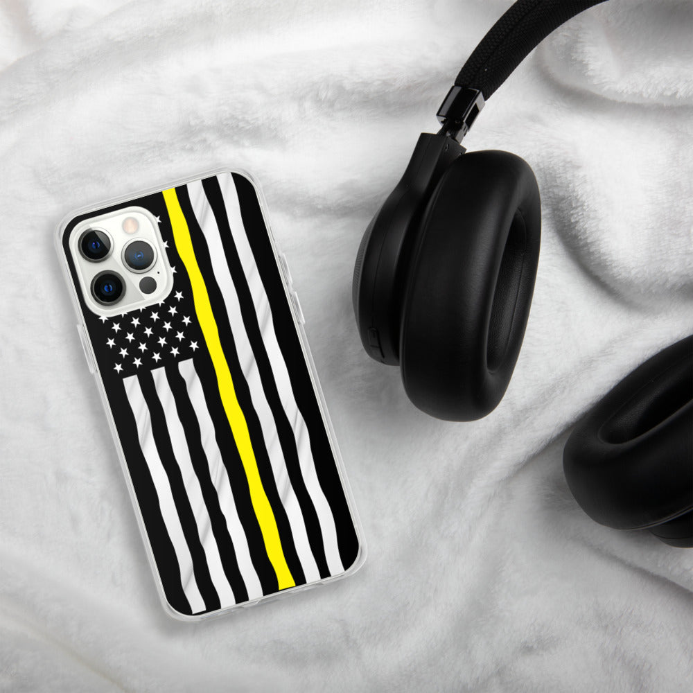 Yellow line iPhone Case