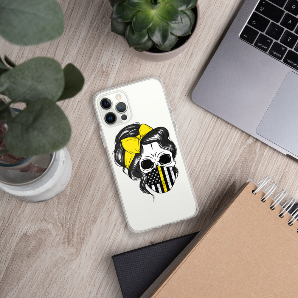 Thin Yellow Line iPhone Case