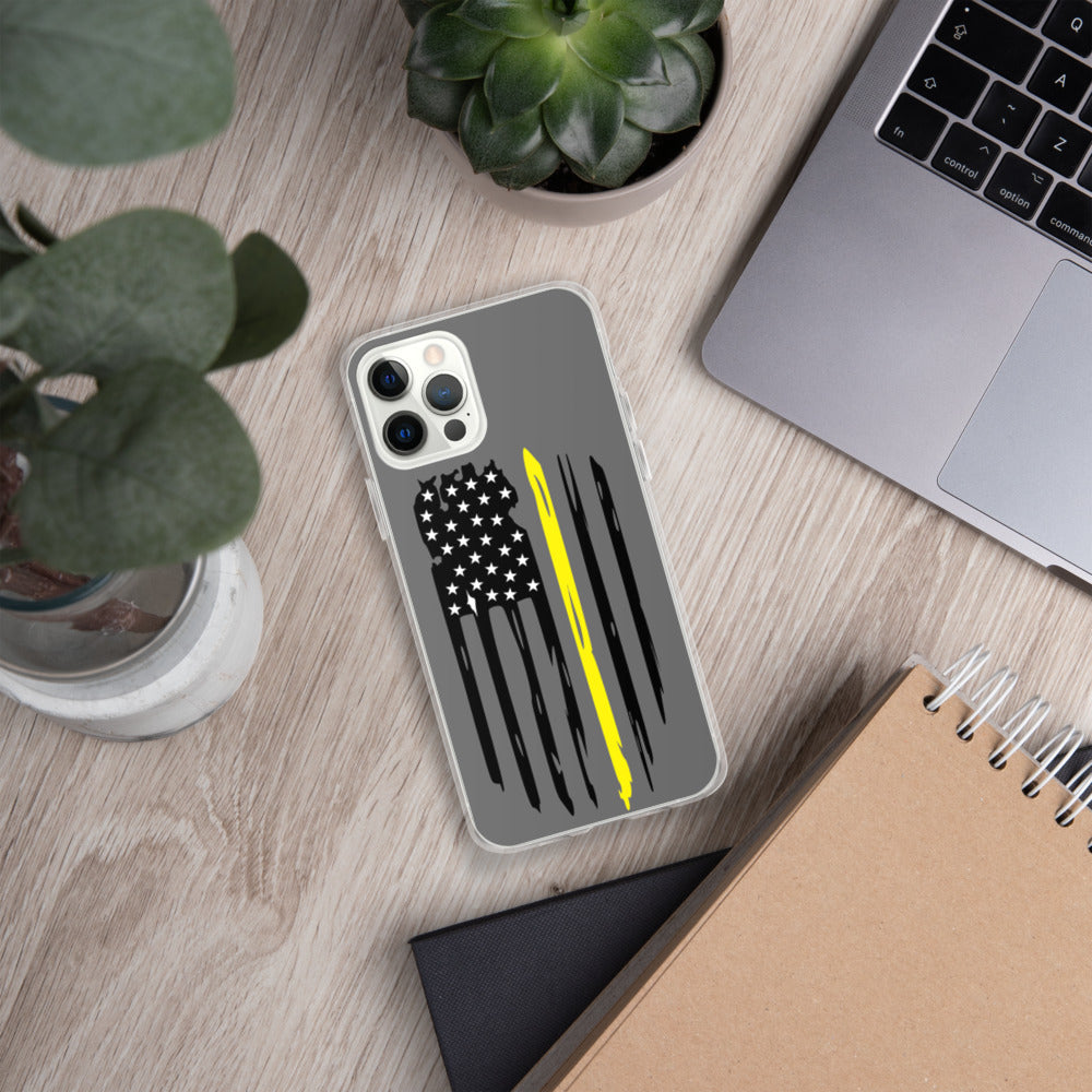 Thin Yellow Line iPhone Case