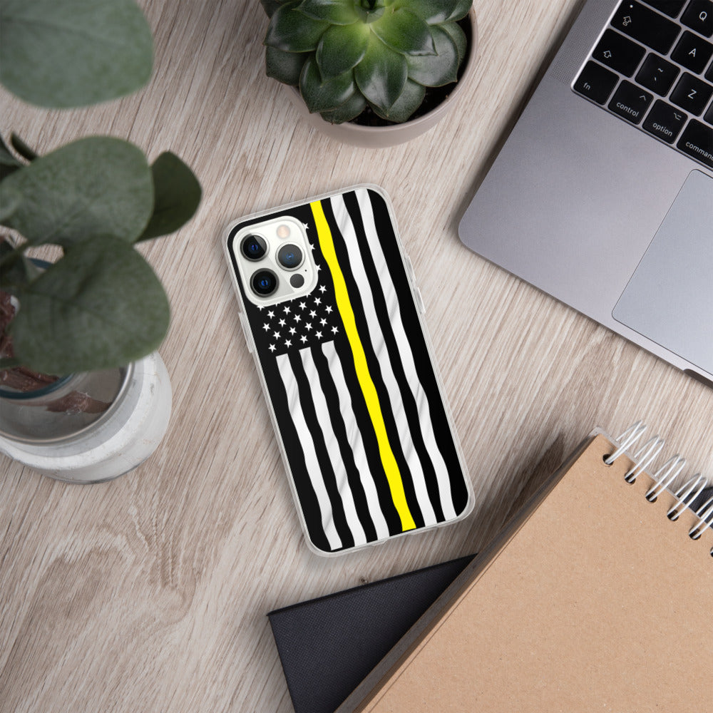 Yellow line iPhone Case