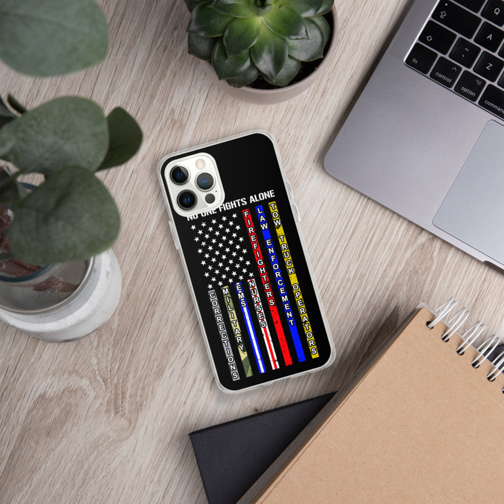 No One Fights Alone iPhone Case