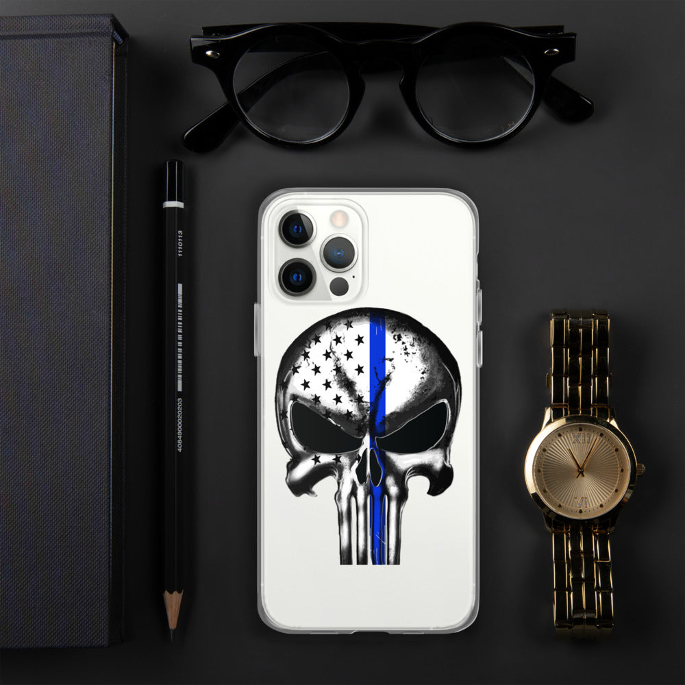 Thin Blue Line iPhone Case