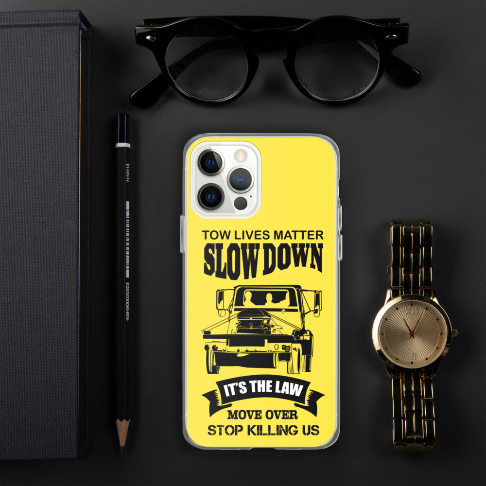 Slow down move over iPhone Case