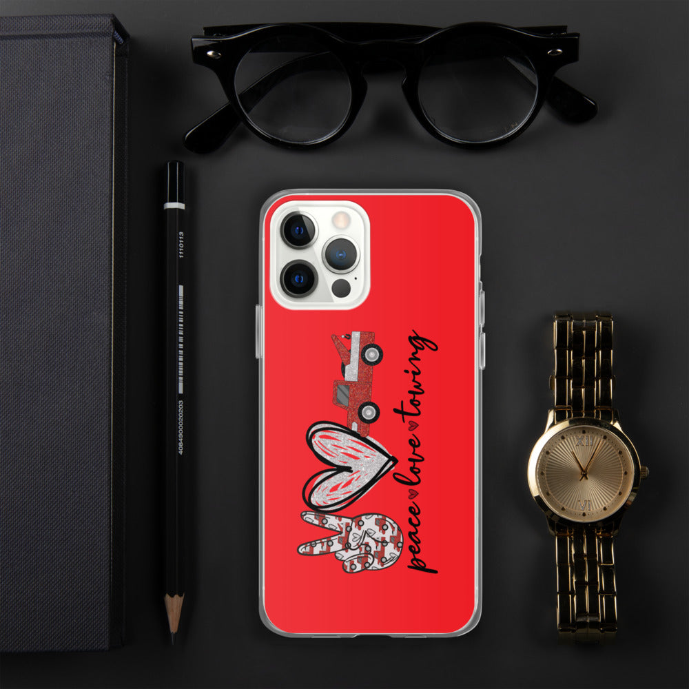 Peace Love Towing iPhone Case