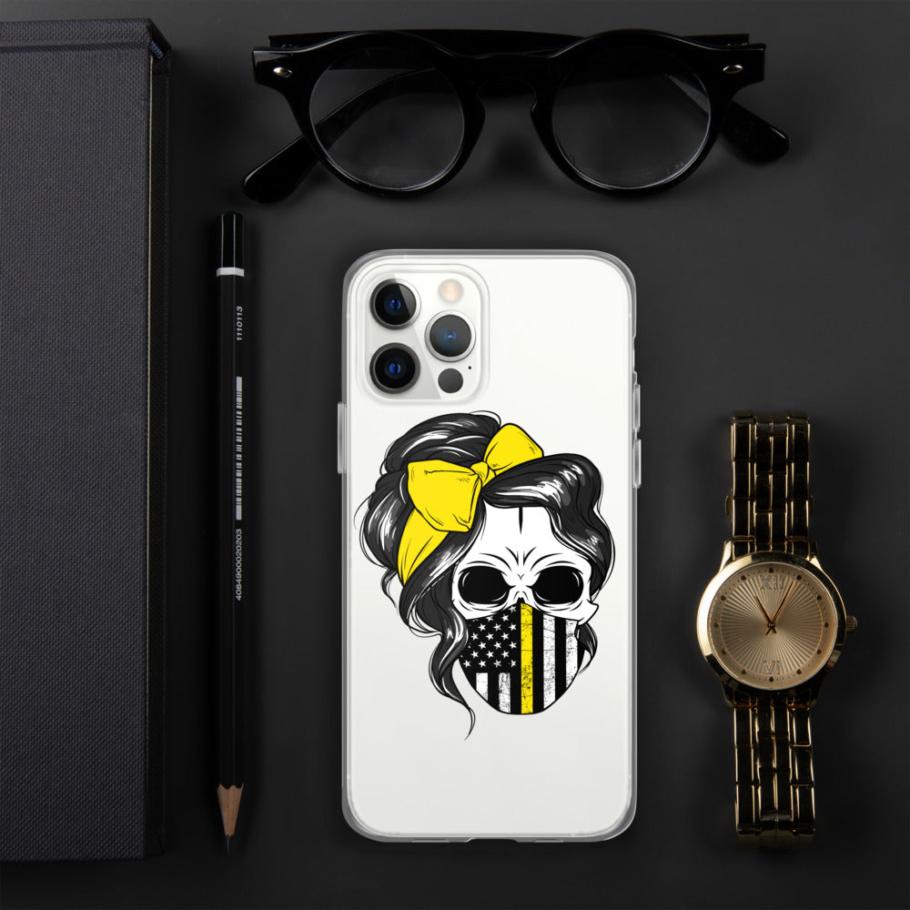 Thin Yellow Line iPhone Case