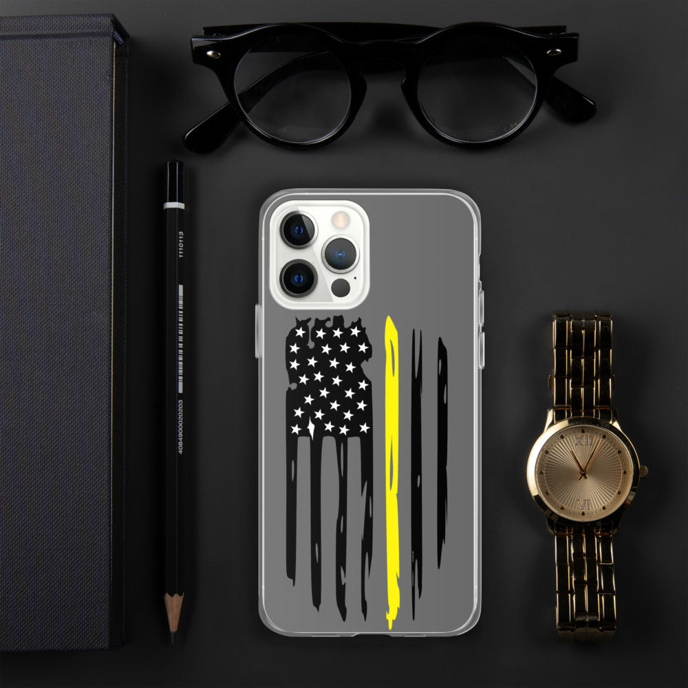 Thin Yellow Line iPhone Case