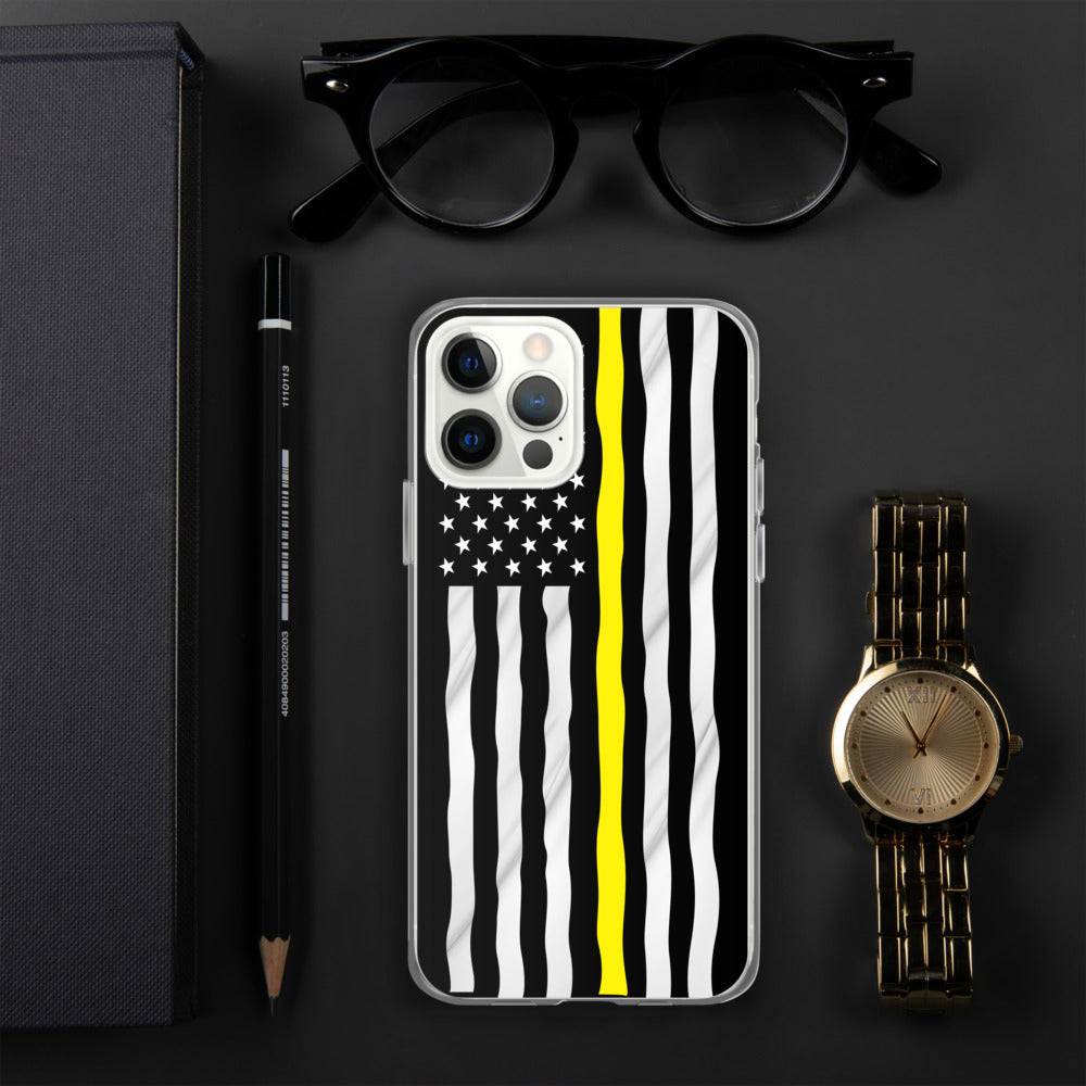 Yellow line iPhone Case