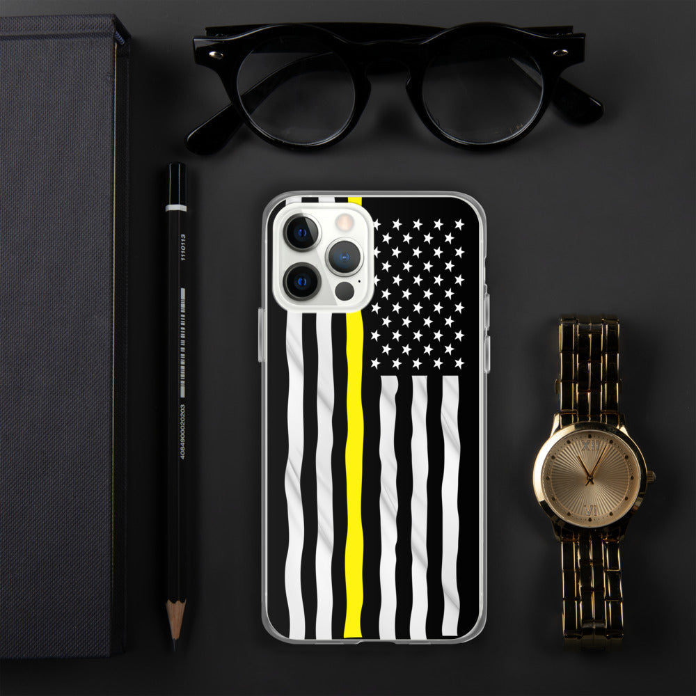 Yellow Line iPhone Case