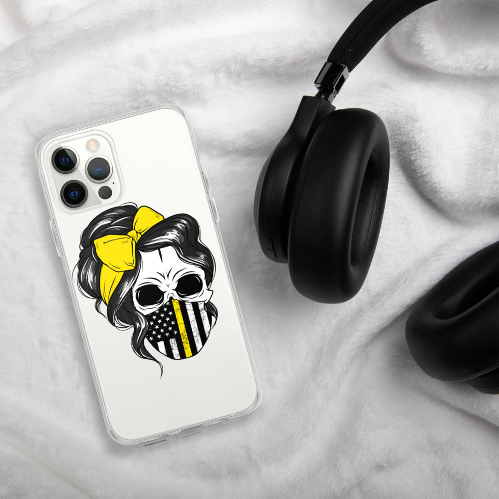 Thin Yellow Line iPhone Case
