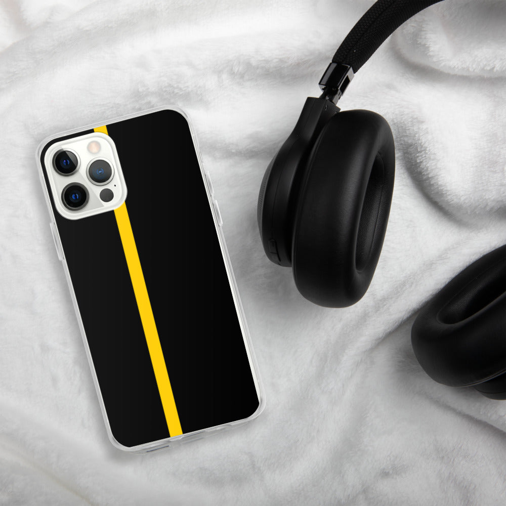 Thin Yellow Line iPhone Case