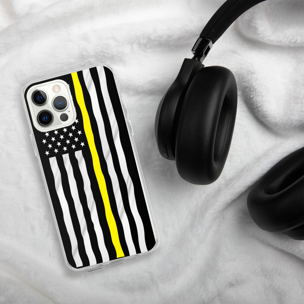 Yellow line iPhone Case