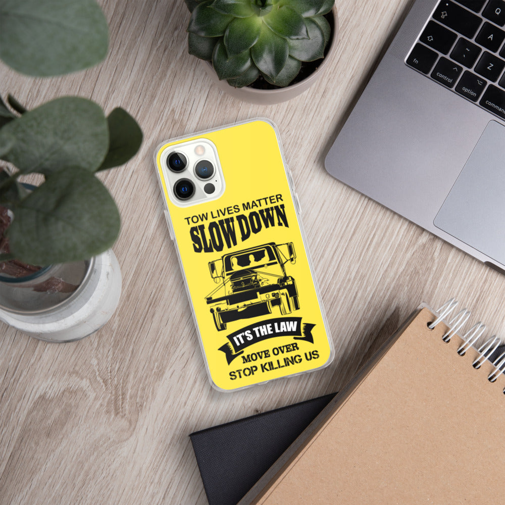 Slow down move over iPhone Case