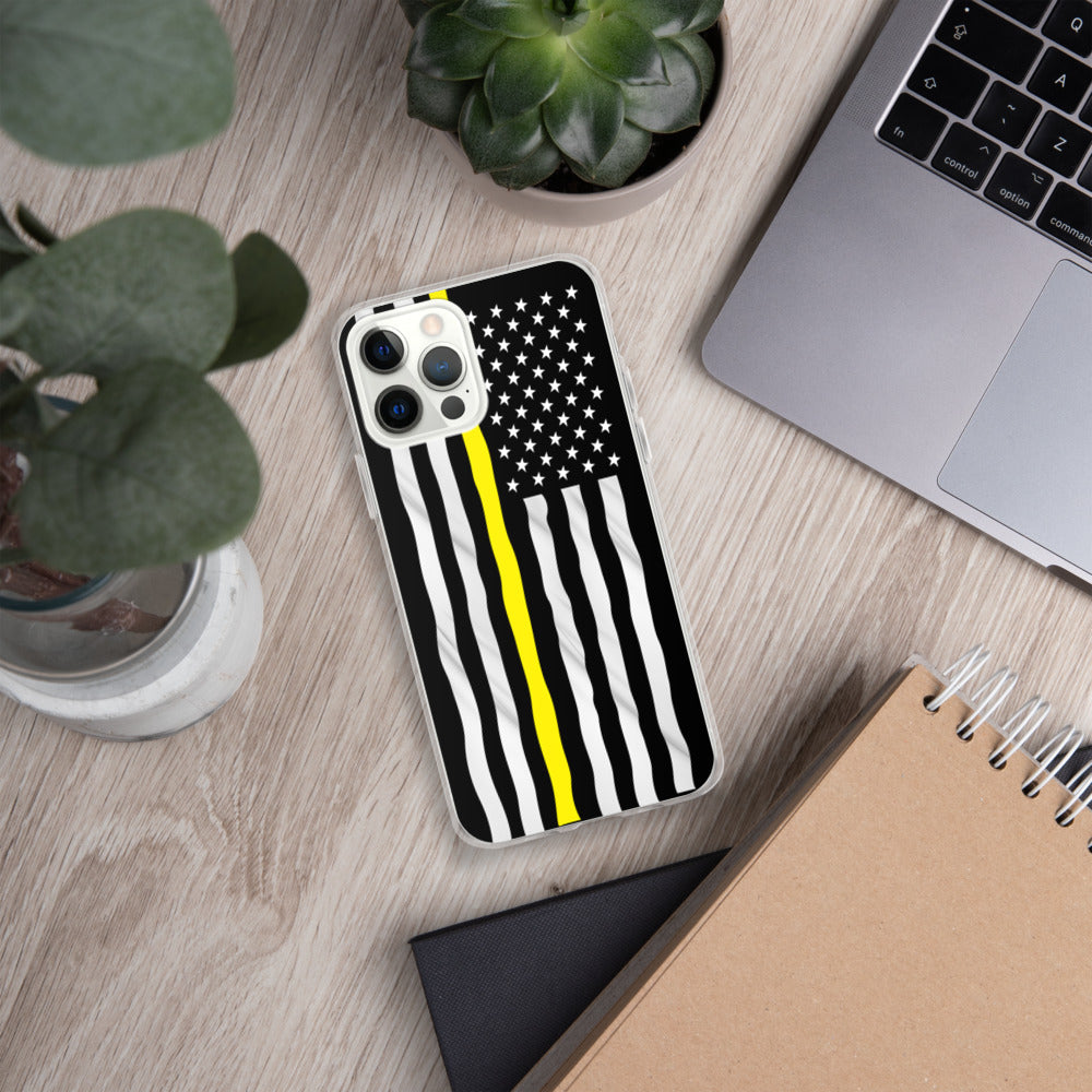 Thin Yellow Line iPhone Case