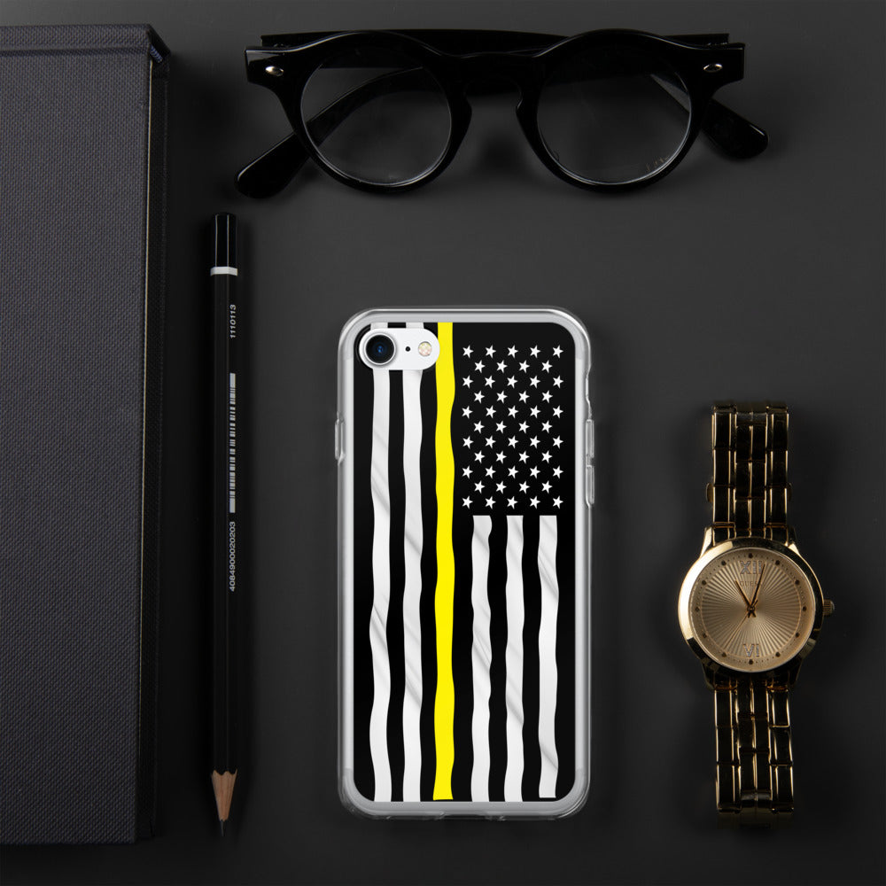 Yellow Line iPhone Case