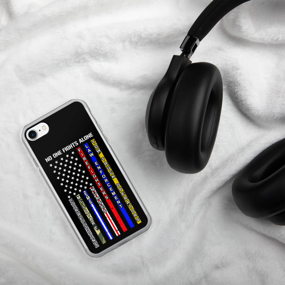 No One Fights Alone iPhone Case