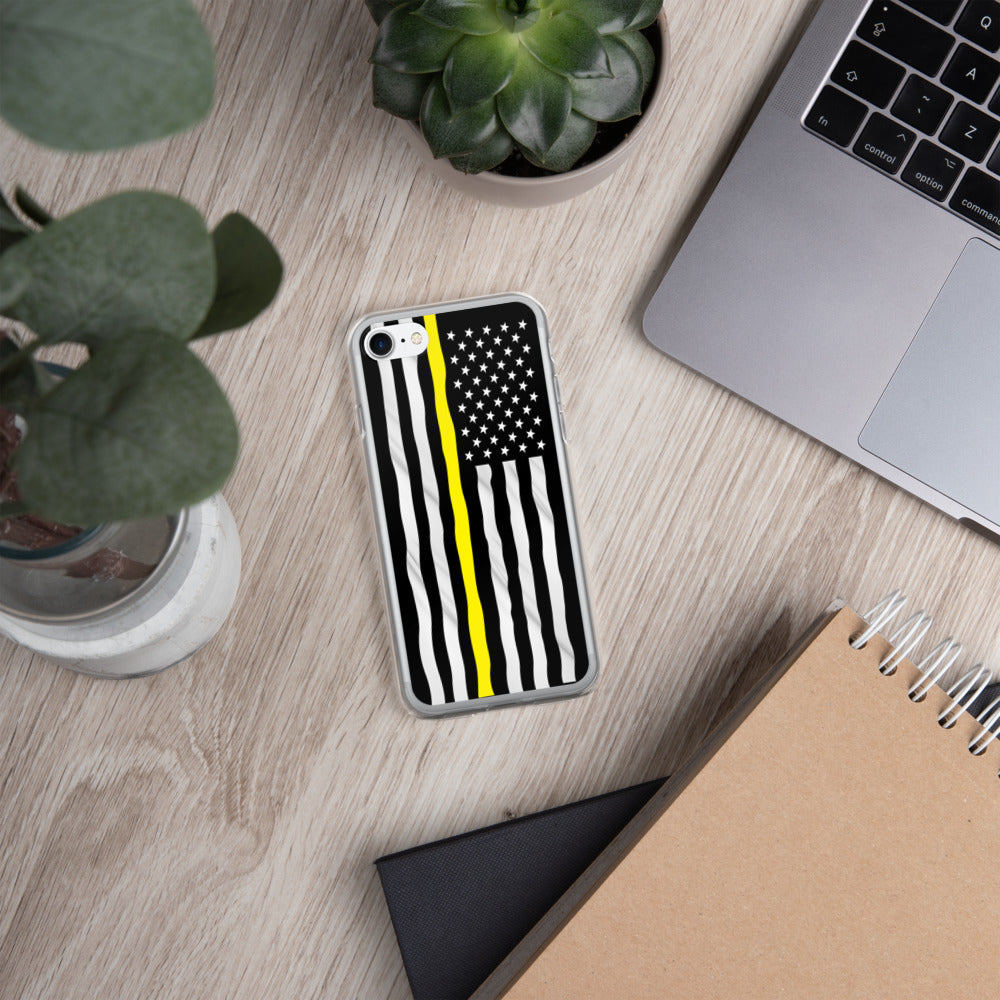 Yellow Line iPhone Case
