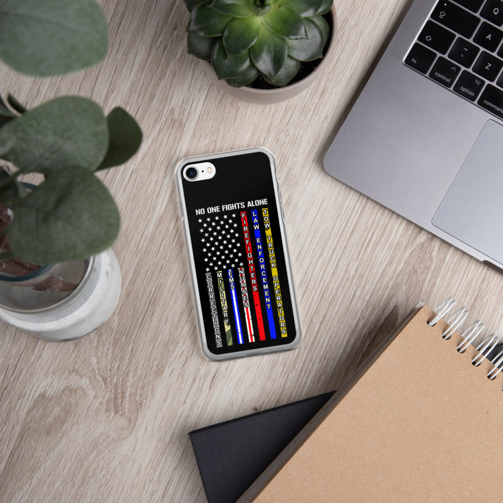 No One Fights Alone iPhone Case