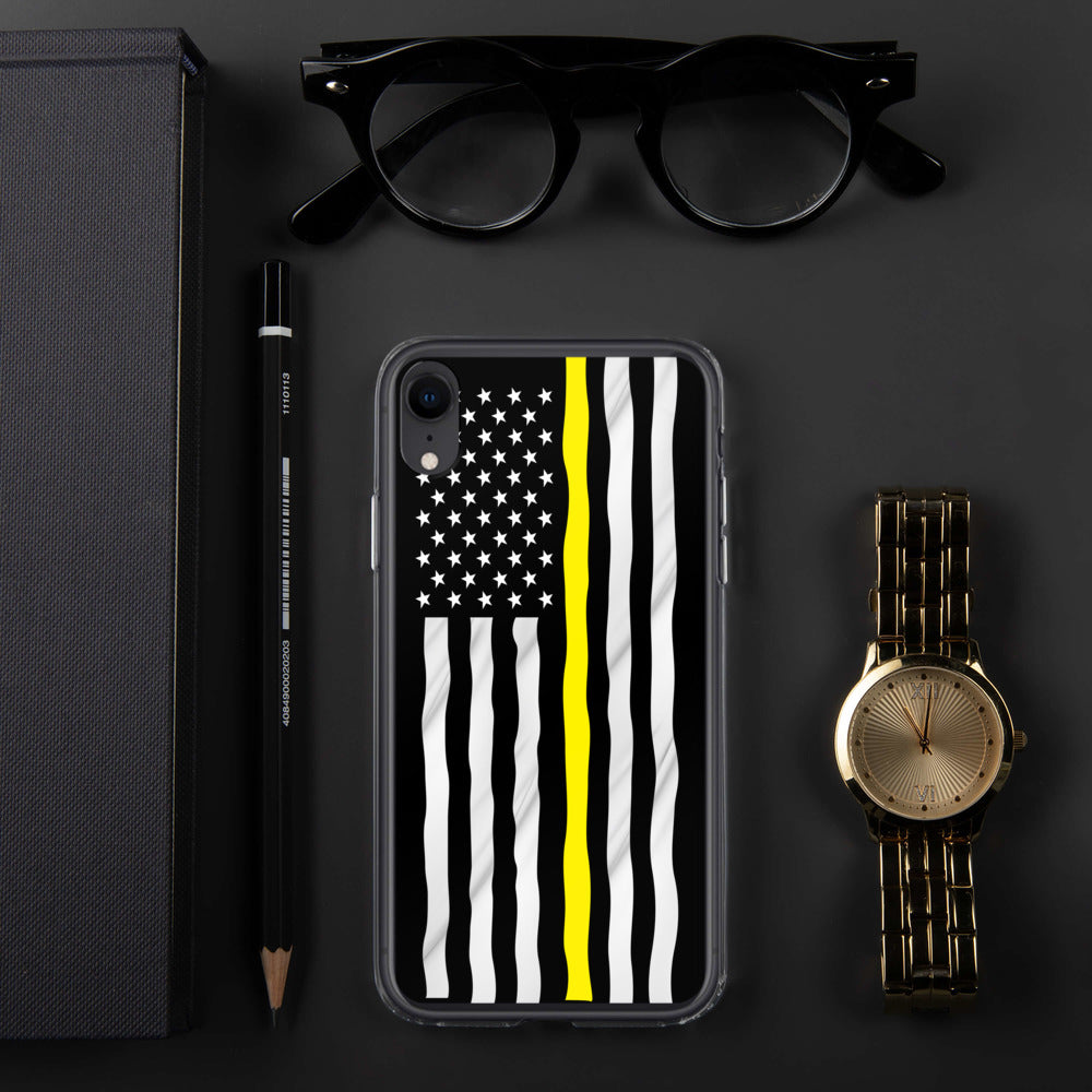 Yellow line iPhone Case