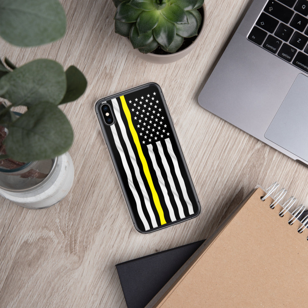 Yellow Line iPhone Case