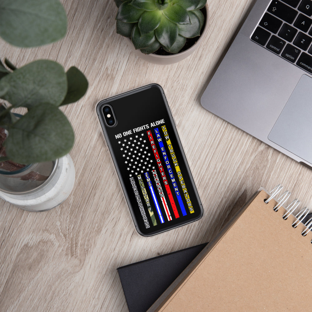 No One Fights Alone iPhone Case