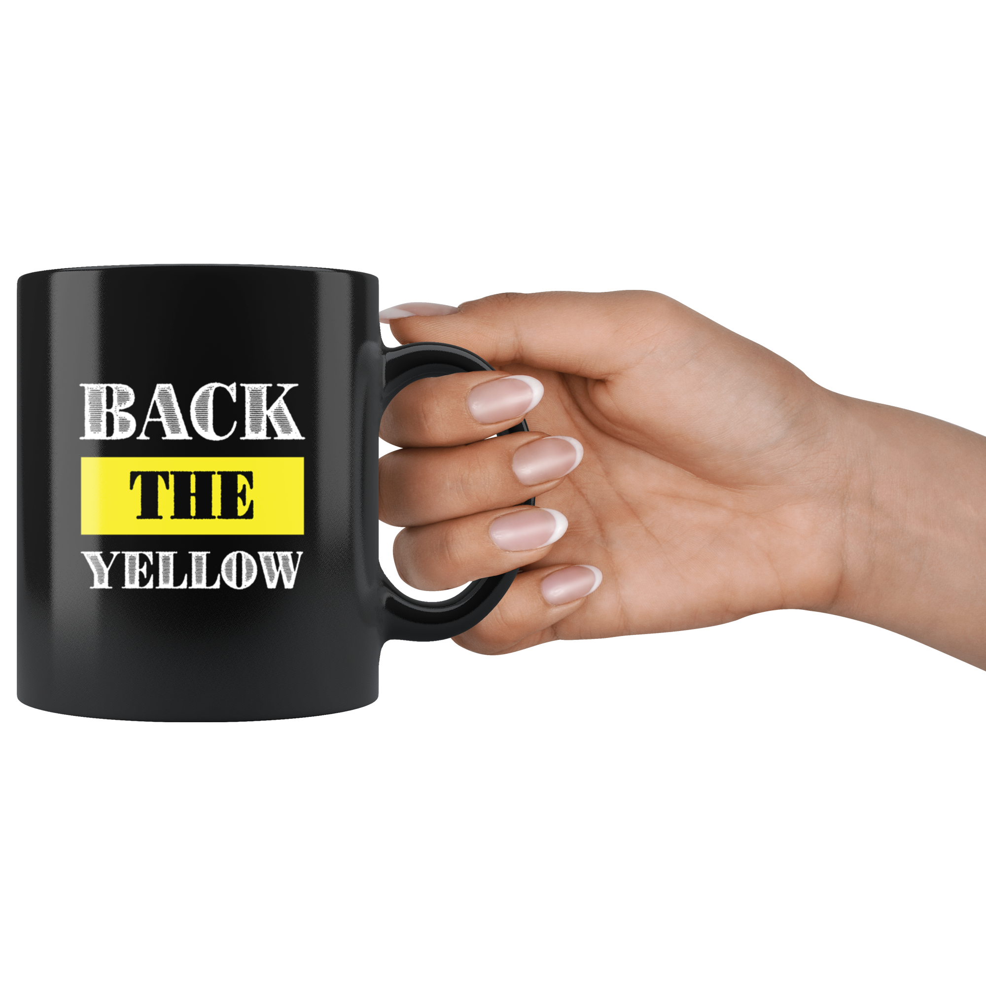 Back The Yellow Mug