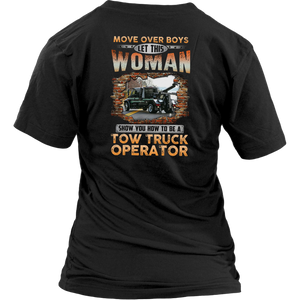 Tow Truck Operator Women Shirt