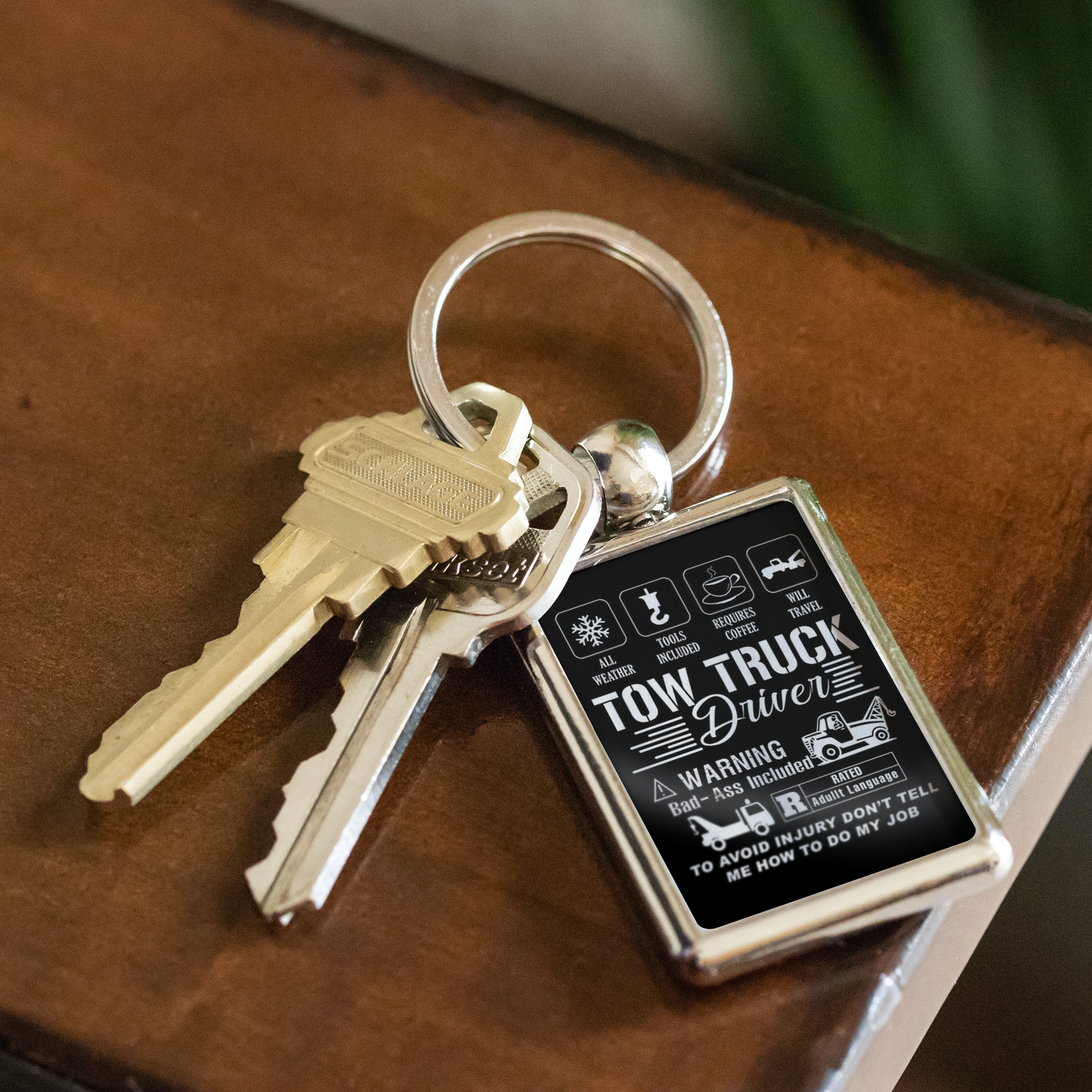 Proud Tow Operator Keychain
