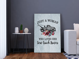 Proud Tow Girl Canvas