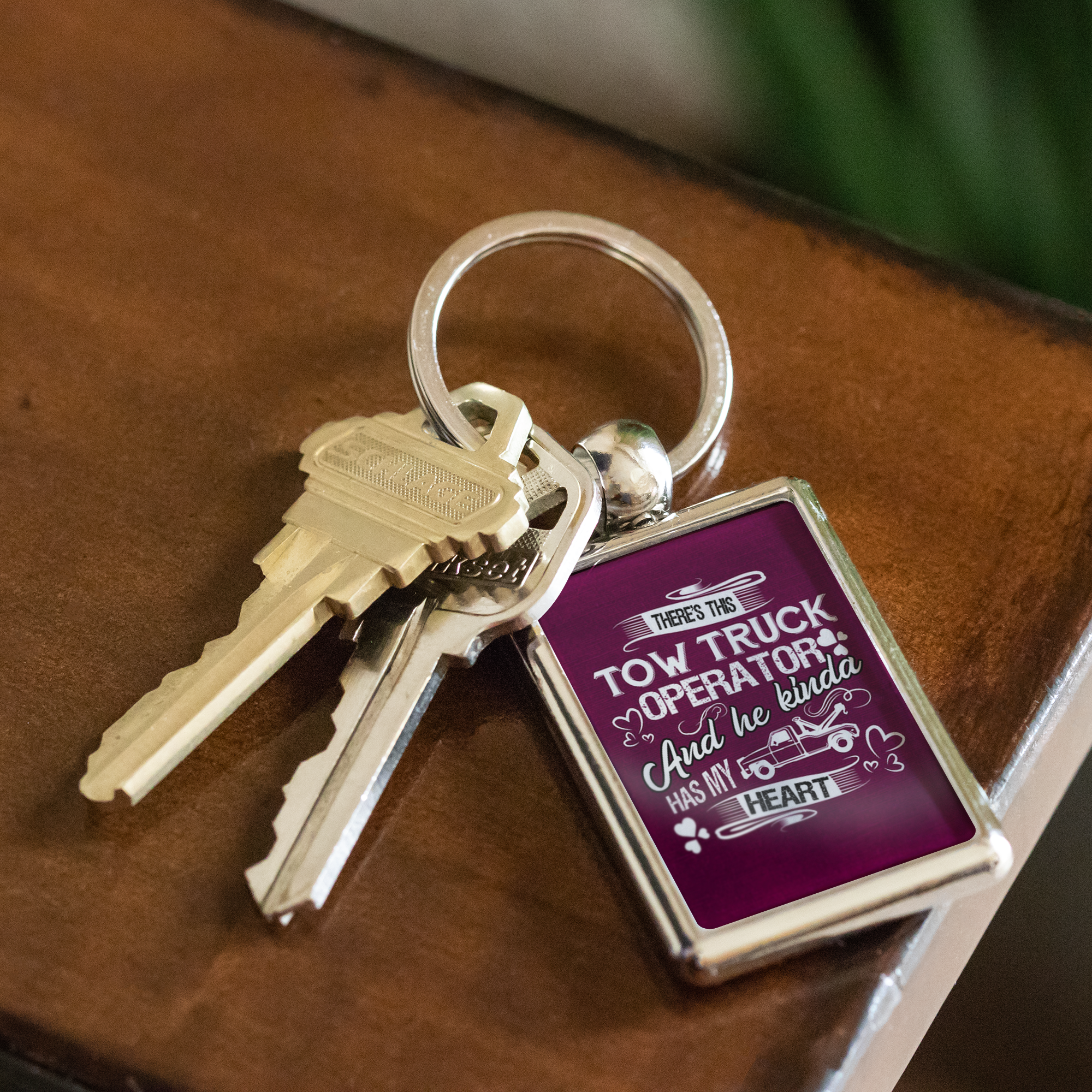 Proud Tow Wife Keychain