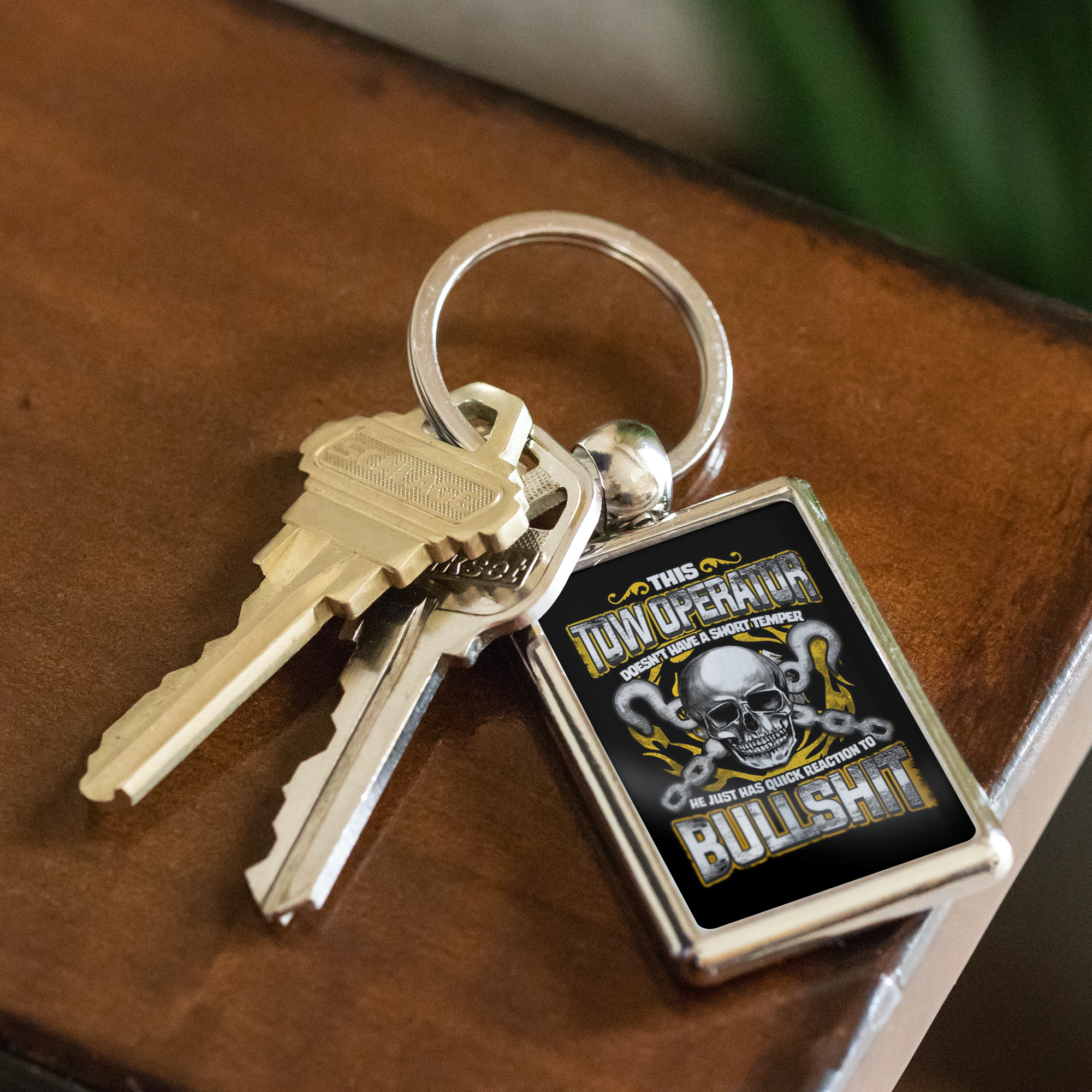 Proud Tow Operator Keychain