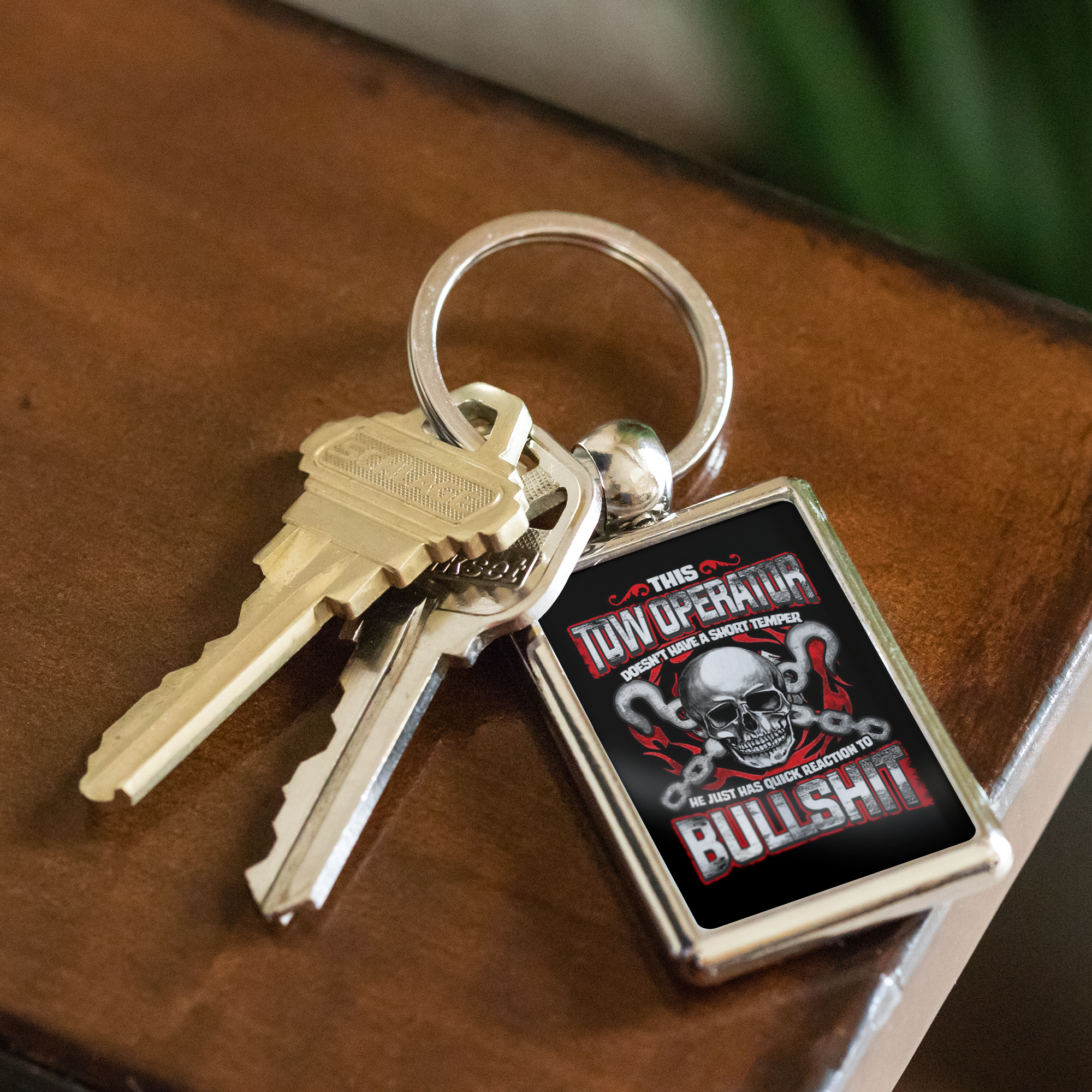 Proud Tow Operator Keychain