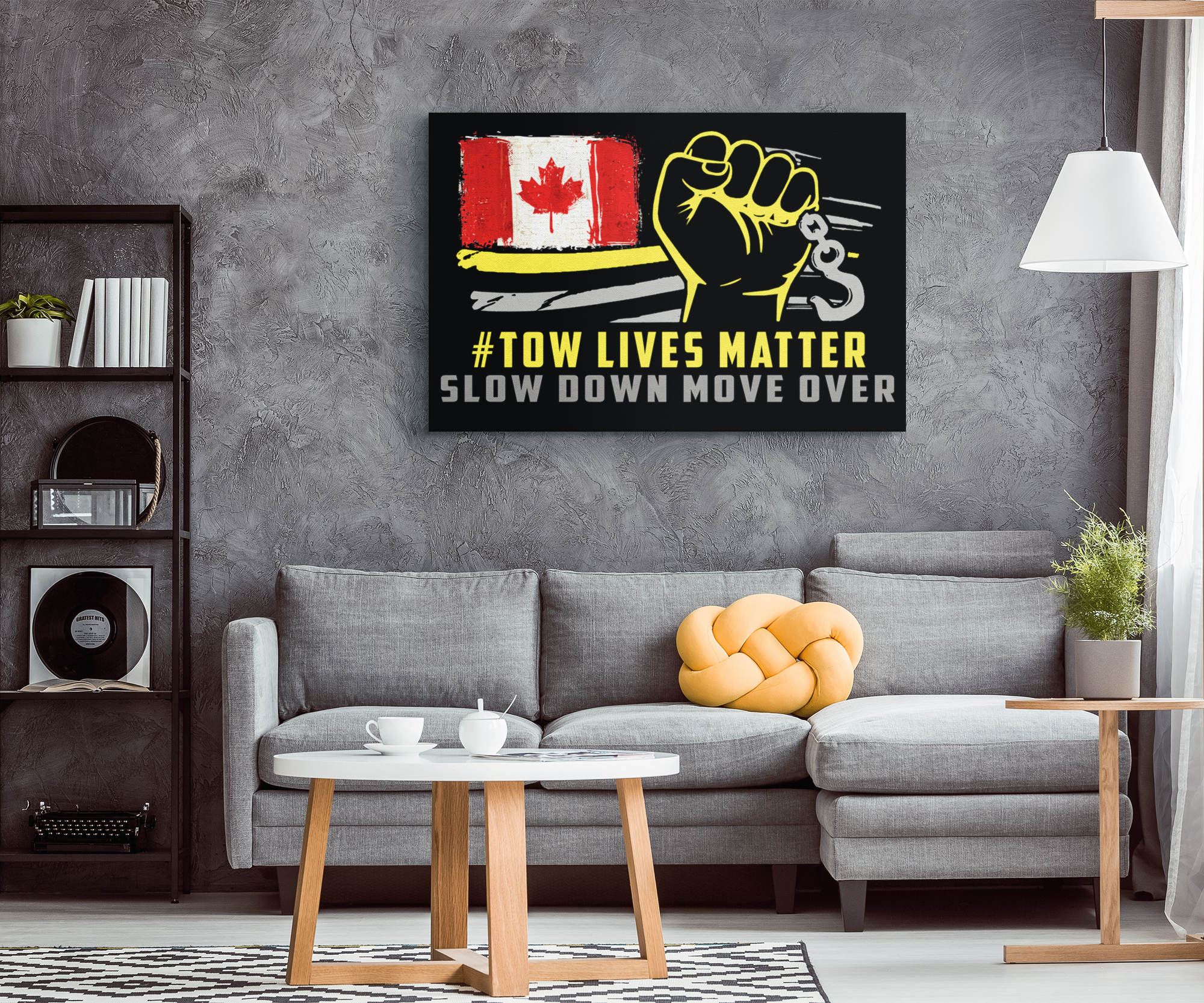 #Towlivesmatter Canvas - Canadian Version