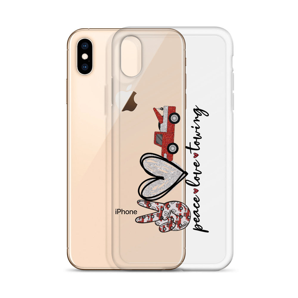 Peace Love Towing iPhone Case
