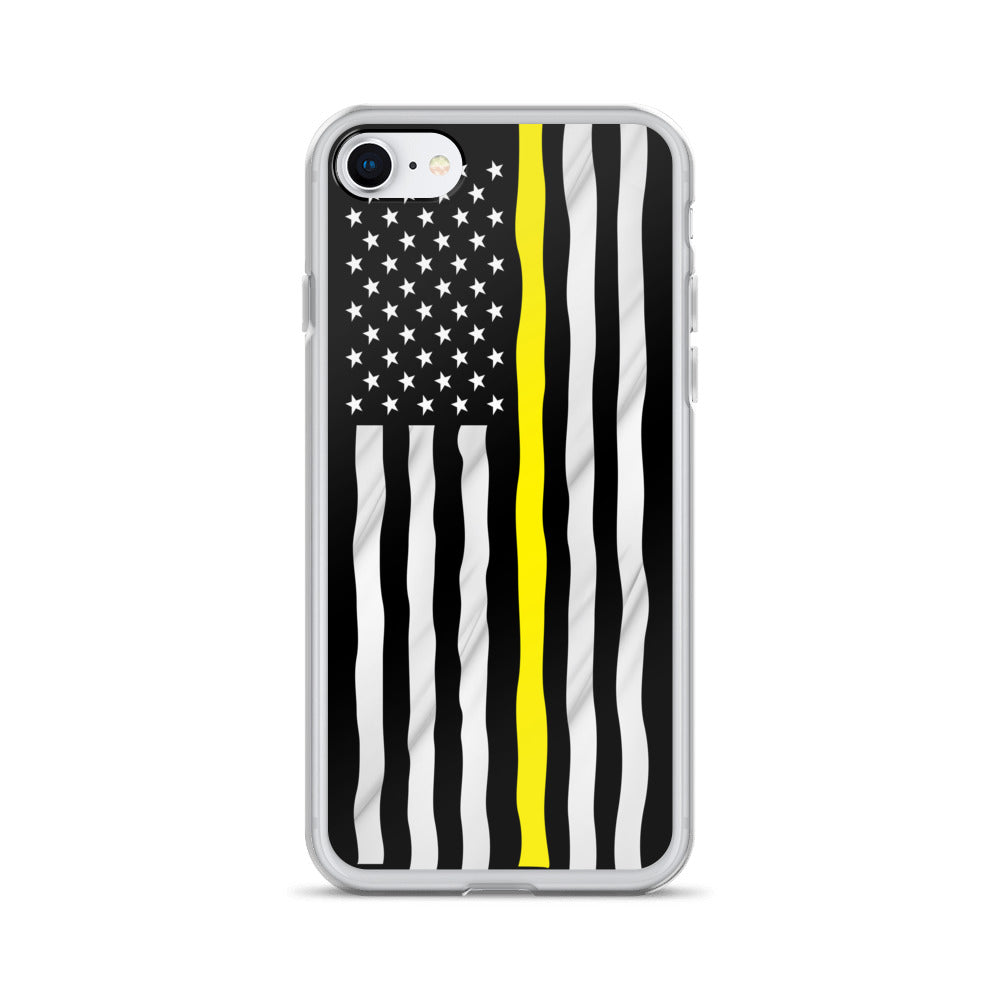 Yellow line iPhone Case