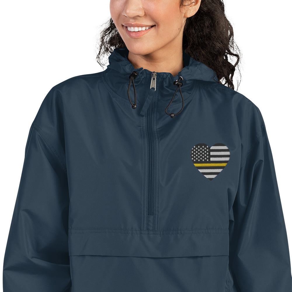 Thin Yellow Line Embroidered Jacket