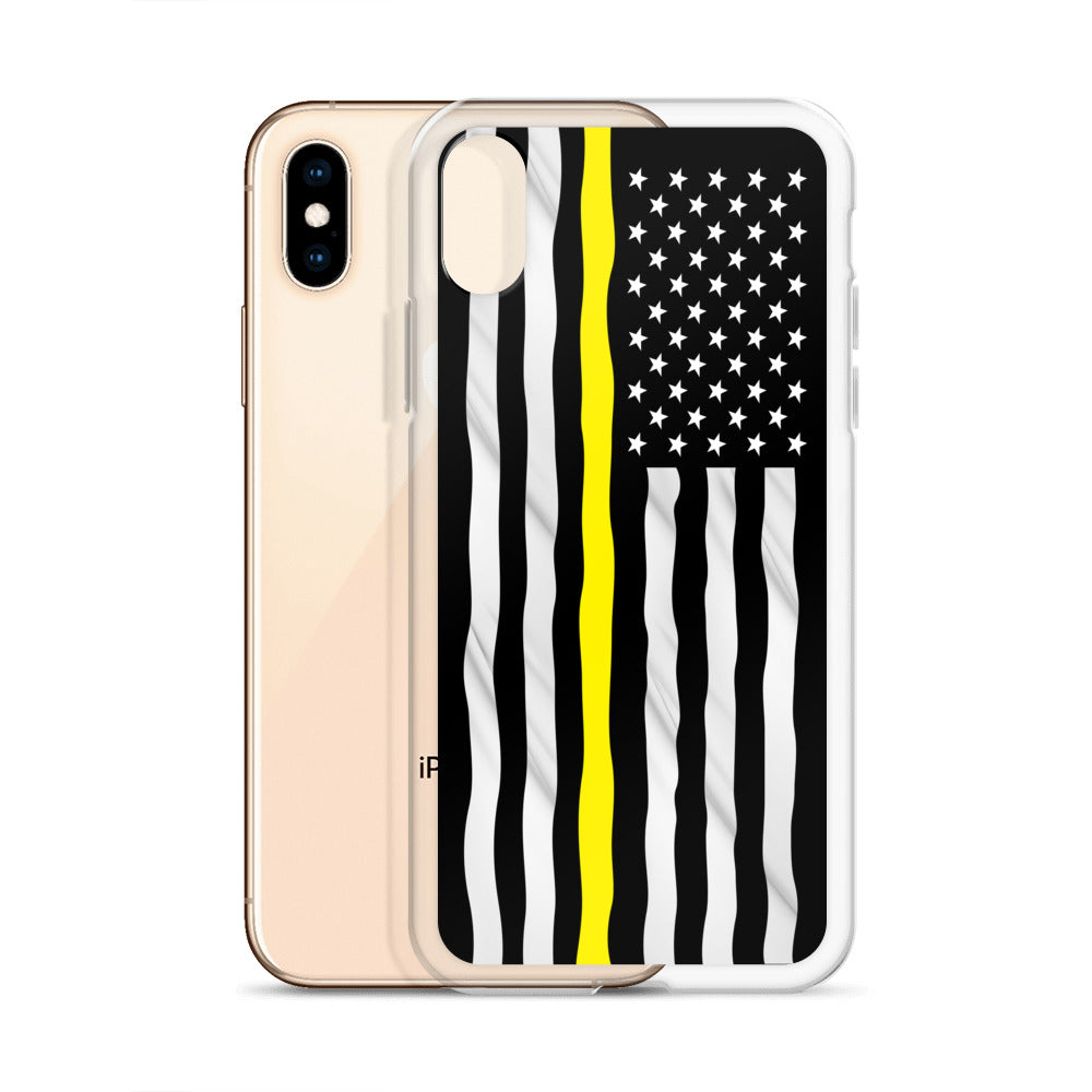 Thin Yellow Line iPhone Case
