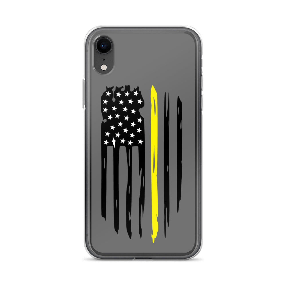 Thin Yellow Line iPhone Case