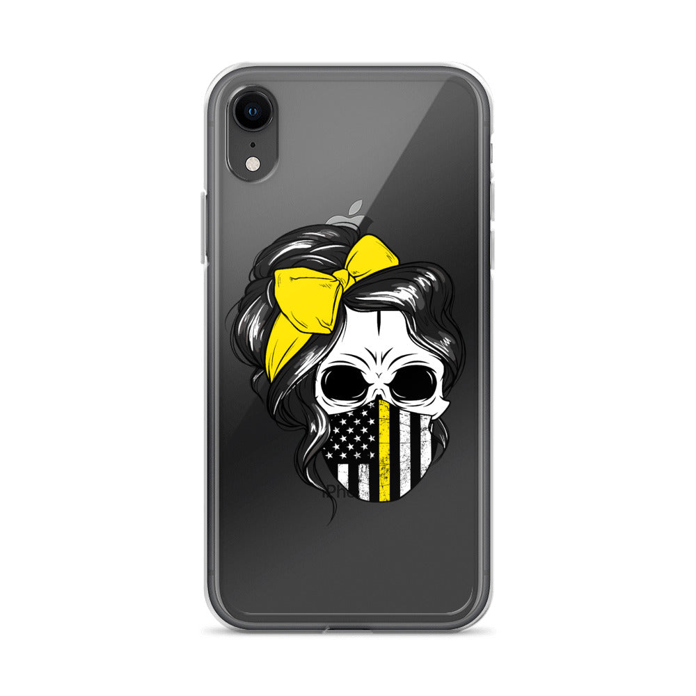Thin Yellow Line iPhone Case