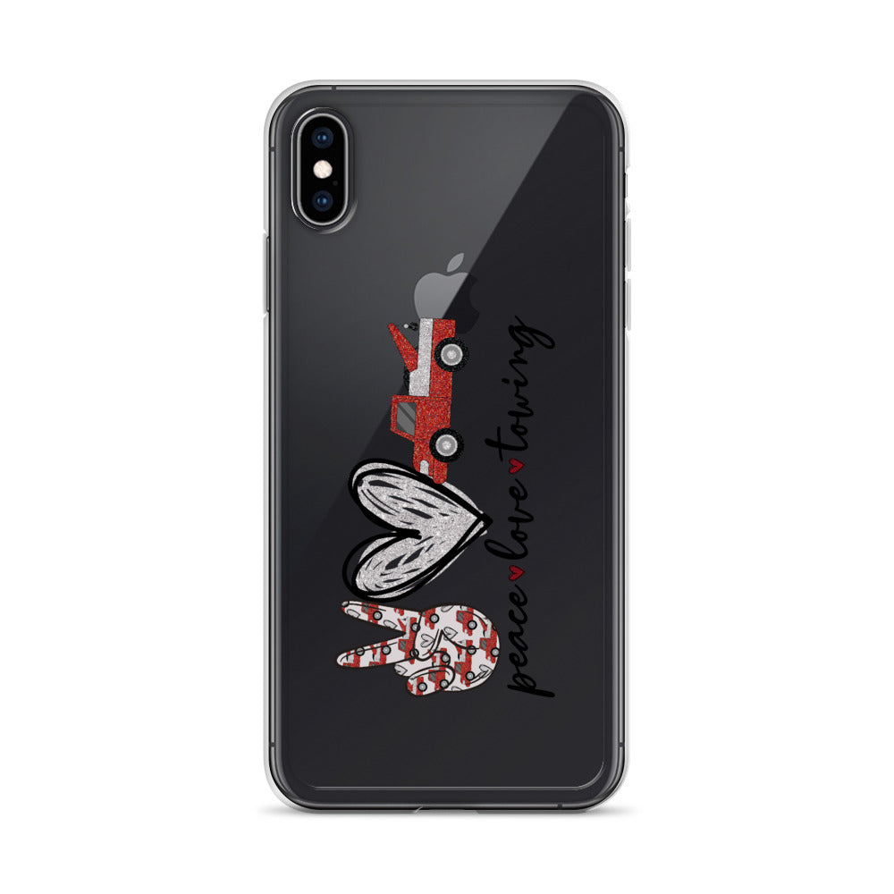 Peace Love Towing iPhone Case