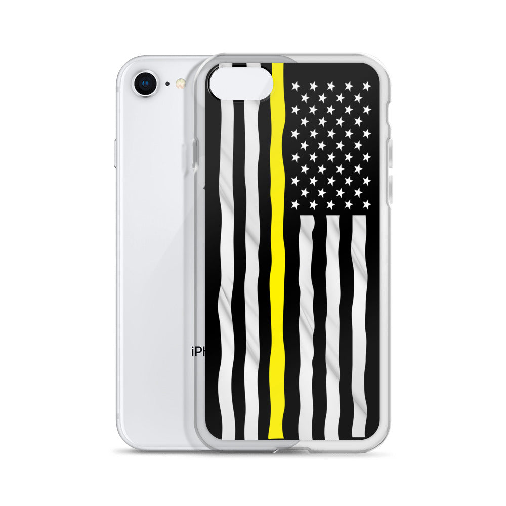 Thin Yellow Line iPhone Case
