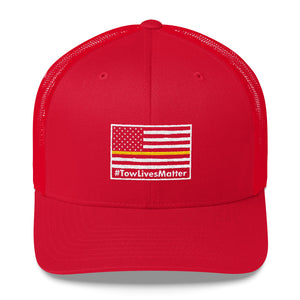 Tow Lives Matter Flag Hat (Trucker Cap)