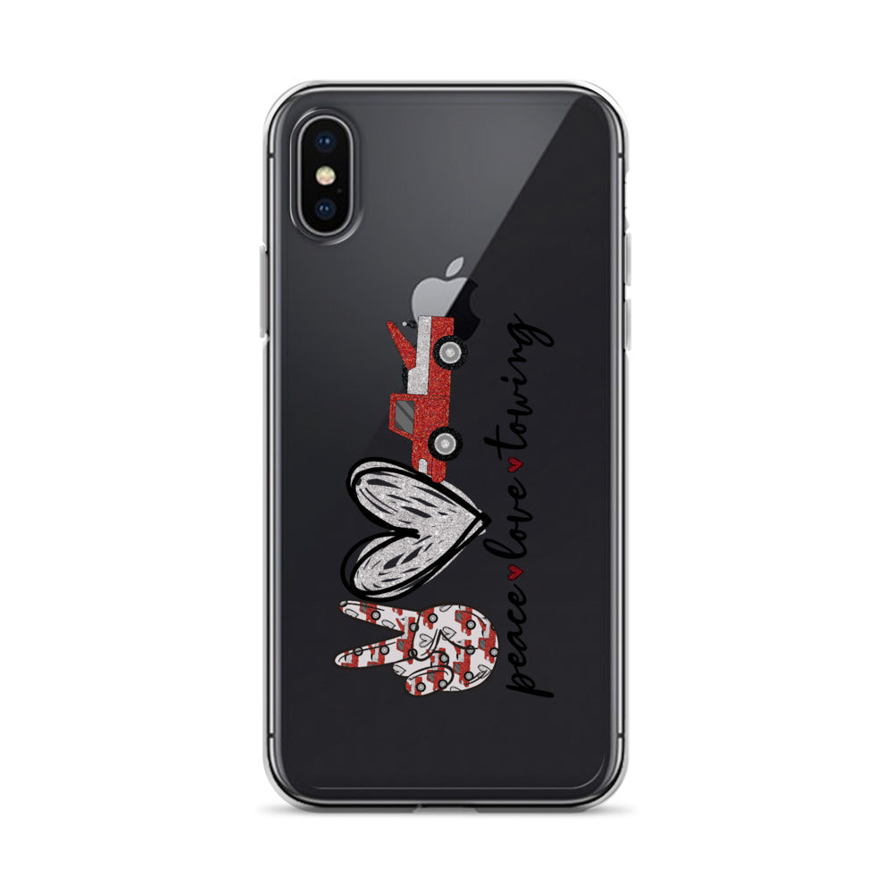 Peace Love Towing iPhone Case