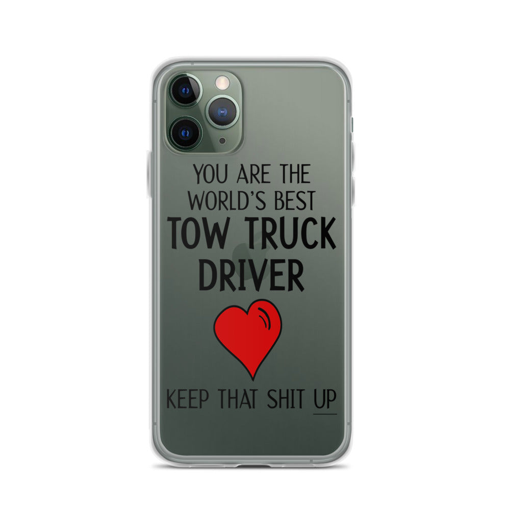 Tow Truck Driver iPhone Case