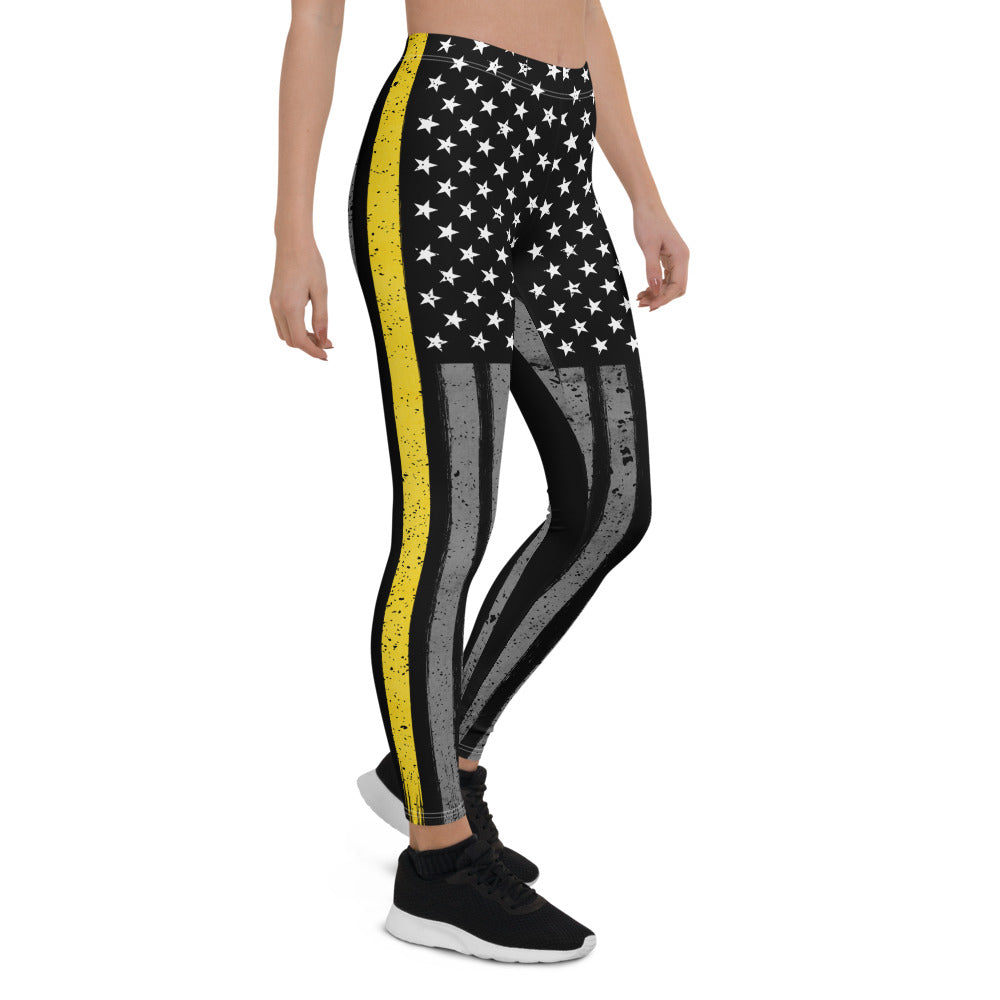 Thin Yellow Line Leggings