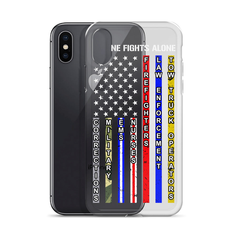 No One Fights Alone iPhone Case