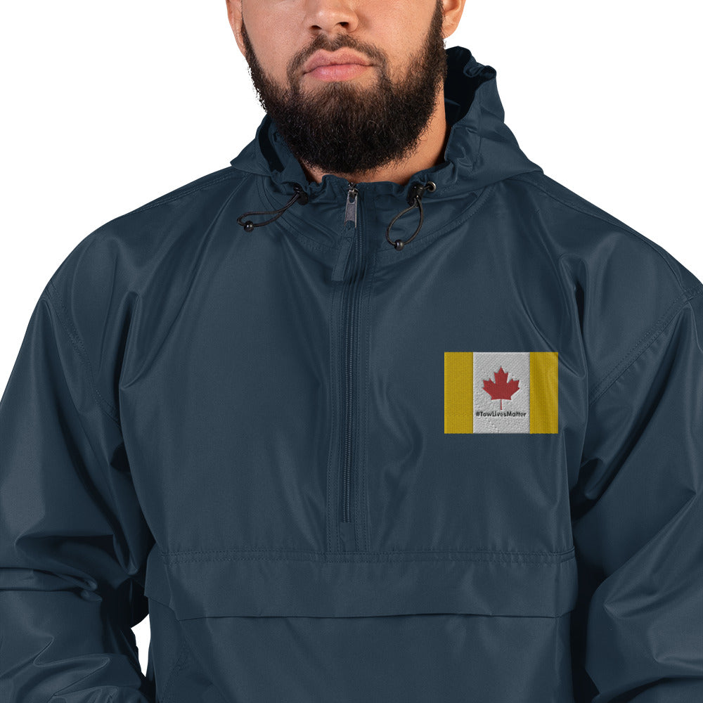 #Towlivesmatter Canadian Embroidered Jacket